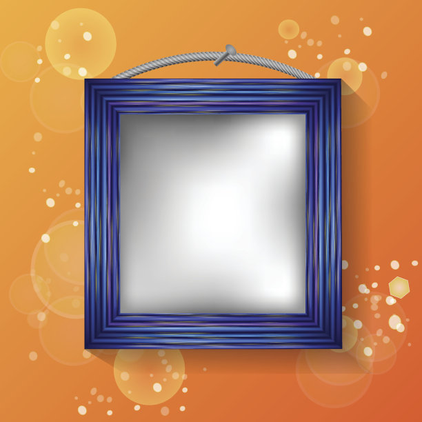 蓝色的框图片下载