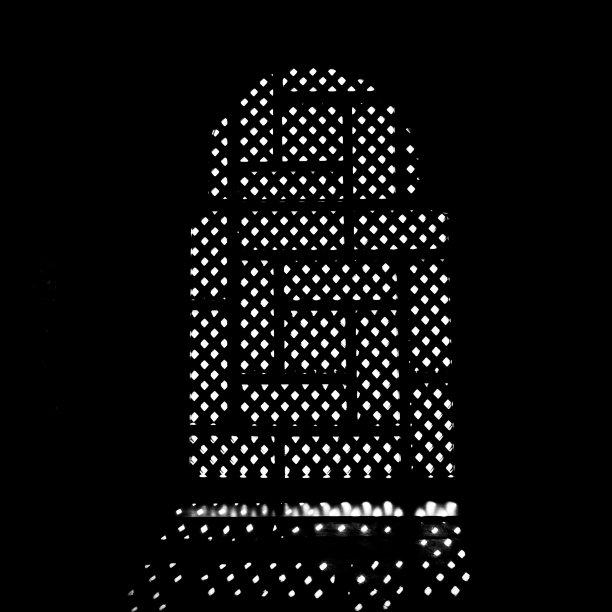 阿拉伯门剪影图片下载