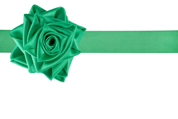 丝带系成玫瑰图片下载