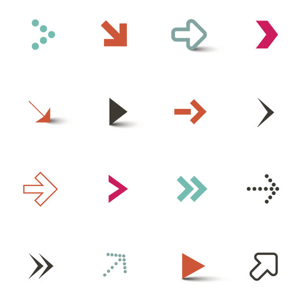 矢量箭头集图片下载