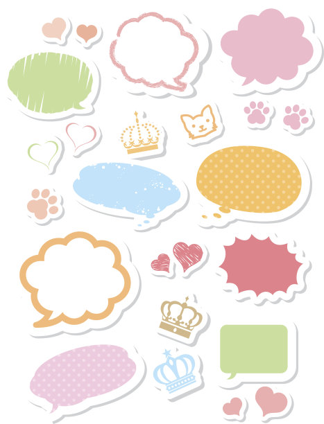 演讲泡沫向量图片下载