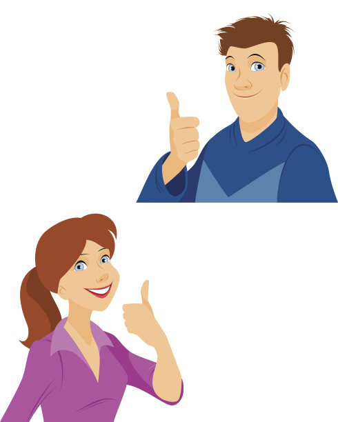 青少年手势拇指图片下载