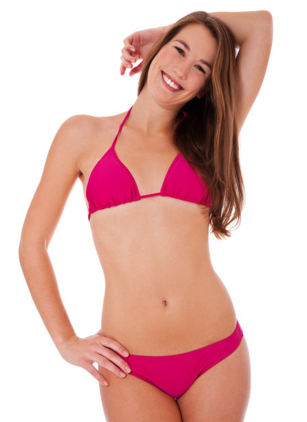 穿着比基尼的迷人女孩图片下载