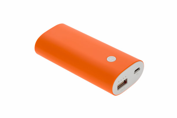 橙色电池银行素材图片