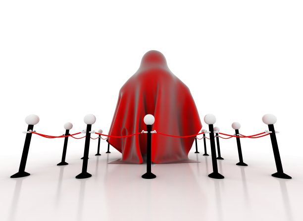 红色布料下的纪念碑图片下载