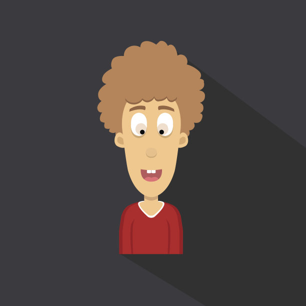 男孩卡通人物。向量。图标图片下载