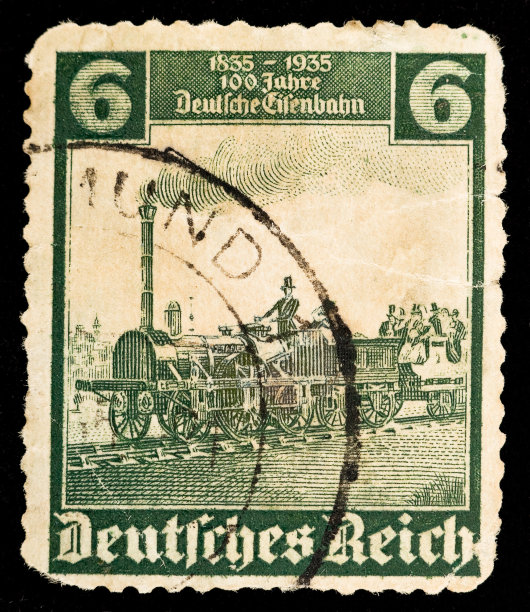 老式德国邮票图片下载