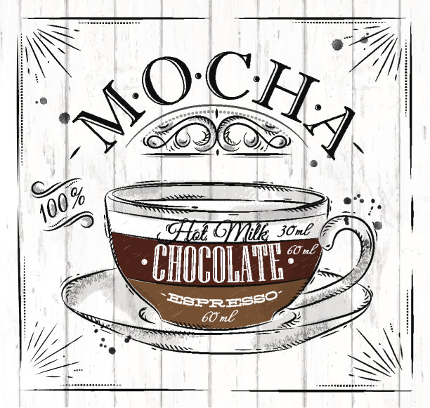 海报摩卡图片下载