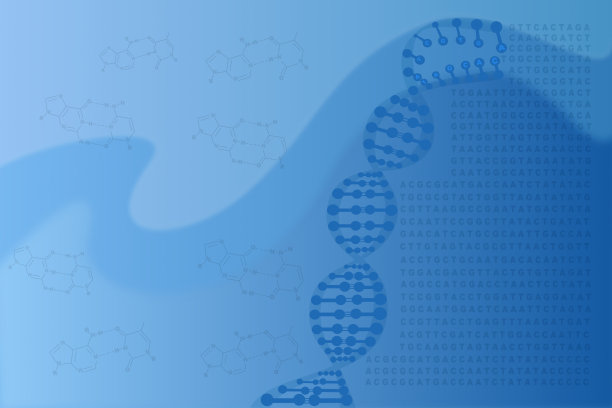 医学背景与DNA螺旋概念，遗传密码图片下载