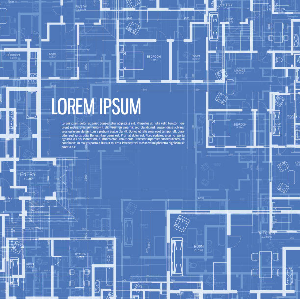 建筑的背景。向量图片下载