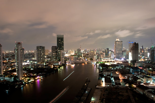 曼谷的夜景图片下载