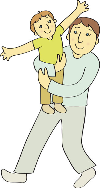 父亲节。父亲和儿子图片下载