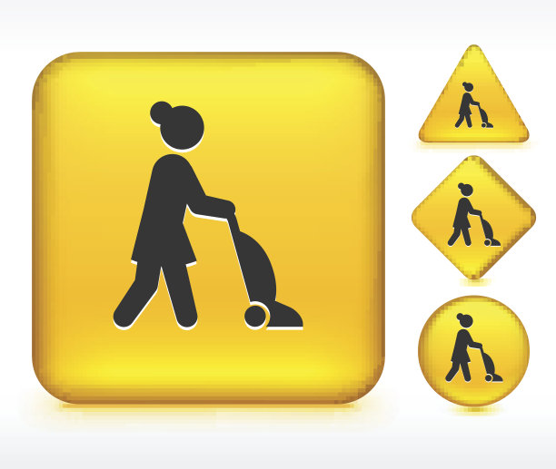 黄色按钮内务管理图片下载