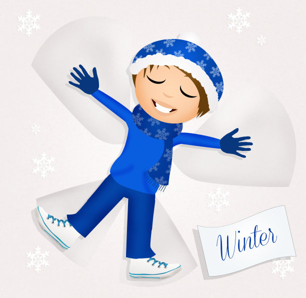 孩子在冬天图片下载