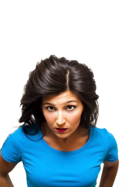 摇动头发的美女图片下载