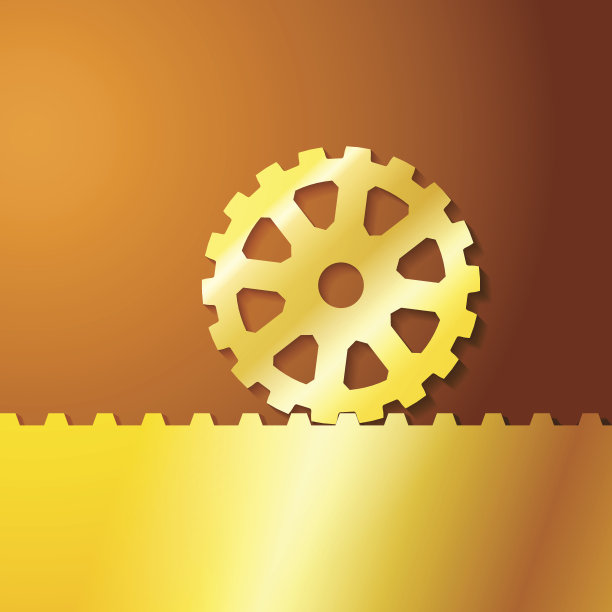 齿轮和齿轮机构的矢量图图片下载