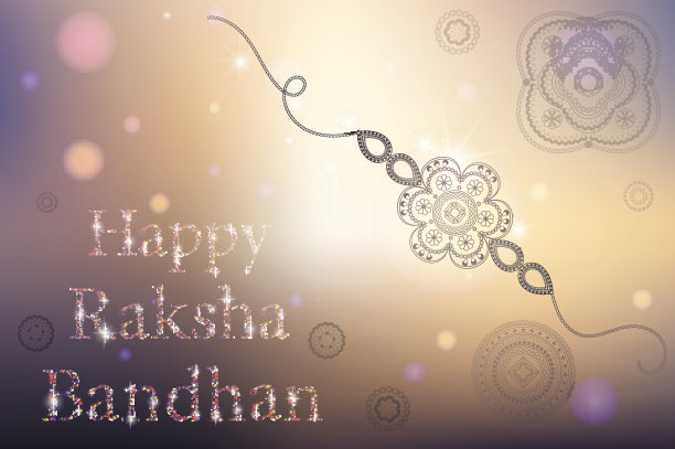 拉克沙班丹庆祝活动快乐。图片下载