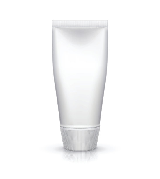 白色试管模型的奶油，牙膏图片下载
