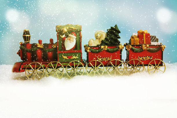 圣诞火车图片下载
