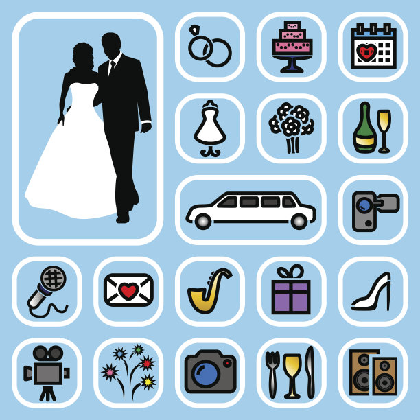 婚礼的图标图片下载