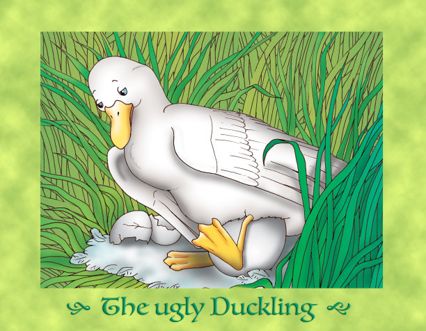 丑小鸭进了窝素材图片