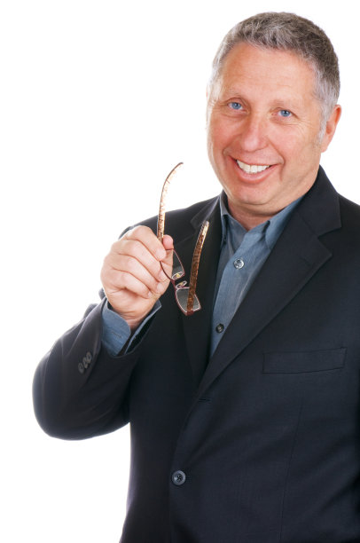 微笑的高级商人图片下载