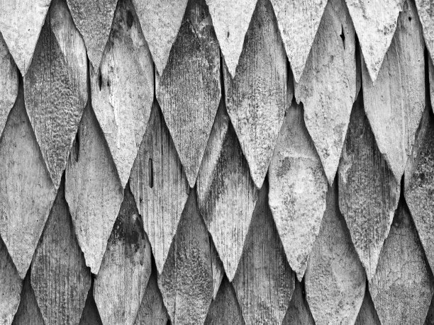 黑色和白色的木制屋顶图案泰国北方风格图片下载