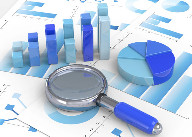 图形，图表和放大器- 3D图片下载