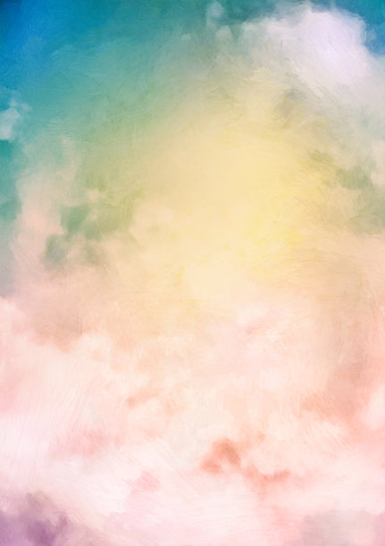 日出天空绘画背景图片下载