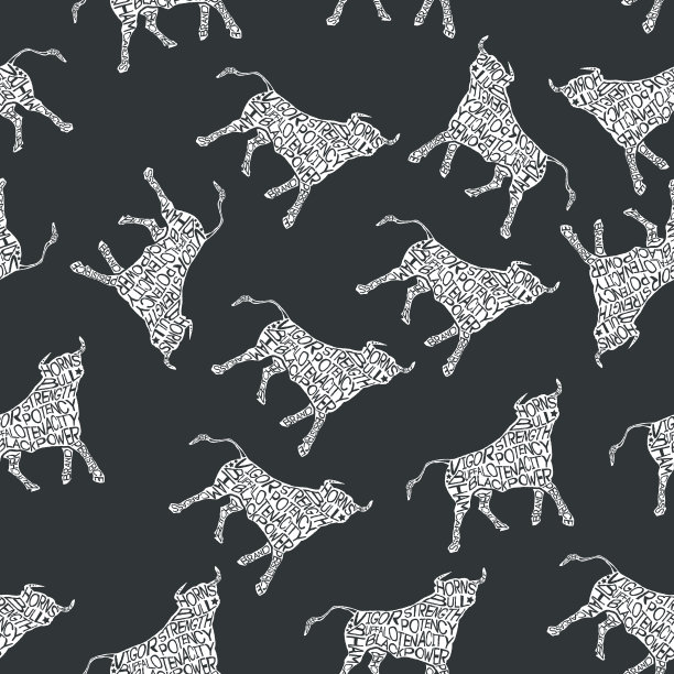 排版字体牛图片下载