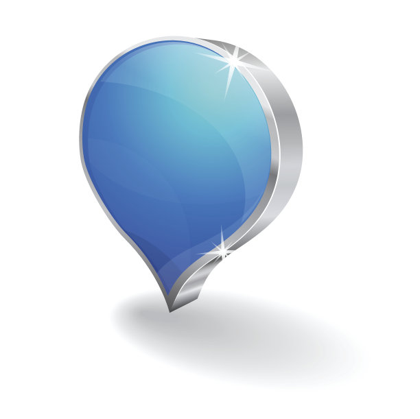 3d谈话气球矢量图标图片下载