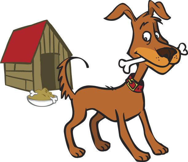 矢量搞笑卡通狗图片下载