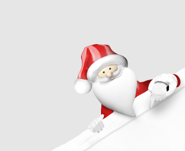 圣诞老人的圣诞孤立图片下载