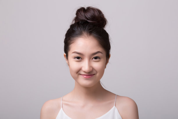 美丽的亚洲女孩肖像图片下载