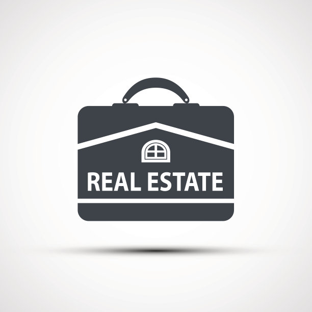 带有房子图像的手提箱。图片下载