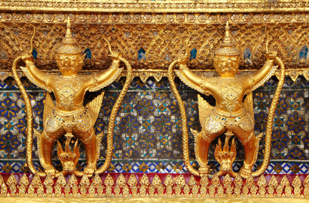 玉佛寺的金揭路荼图片下载