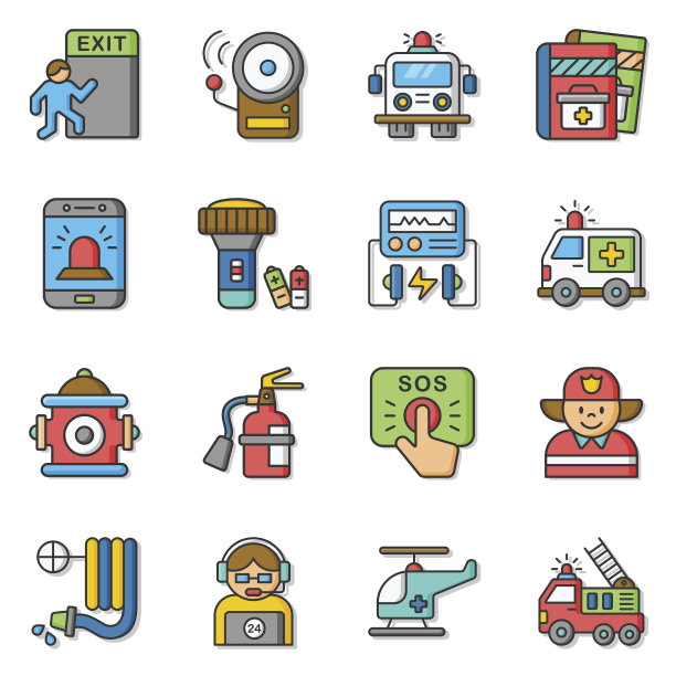 可爱的卡通人物图标图片下载