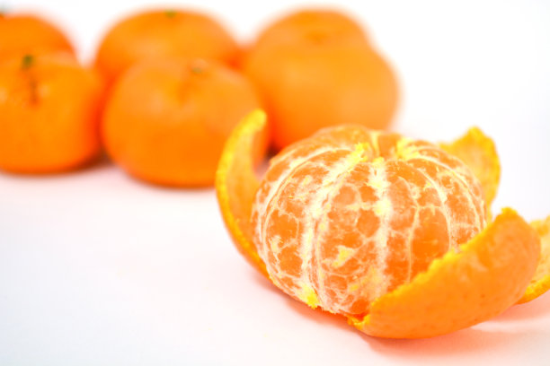 橙色水果孤立图片下载