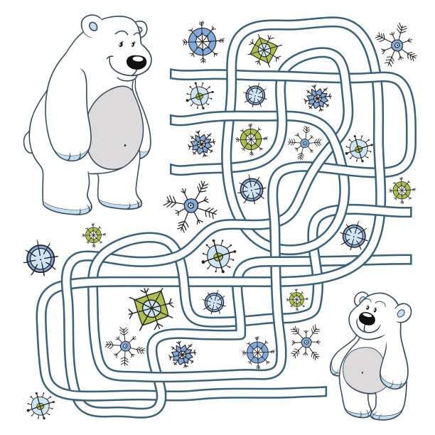 迷宫游戏(北极熊)图片下载