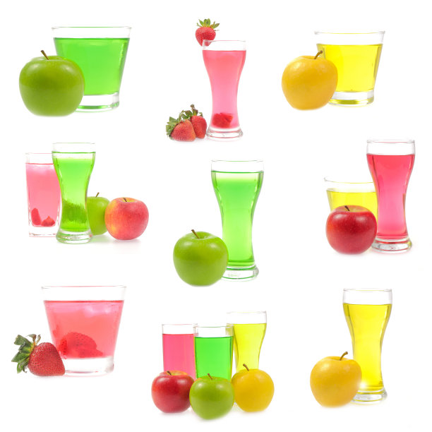 一套苹果和苹果汁图片下载