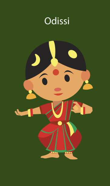 印度古典舞蹈-奥迪西图片下载