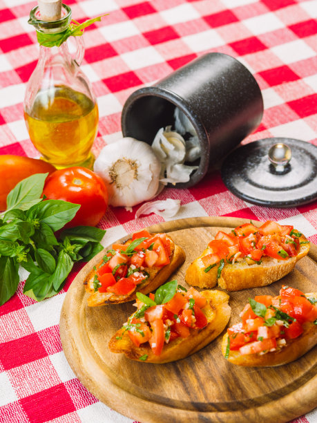 意式烤面包和成分图片下载