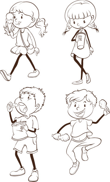 孩子们吃图片下载