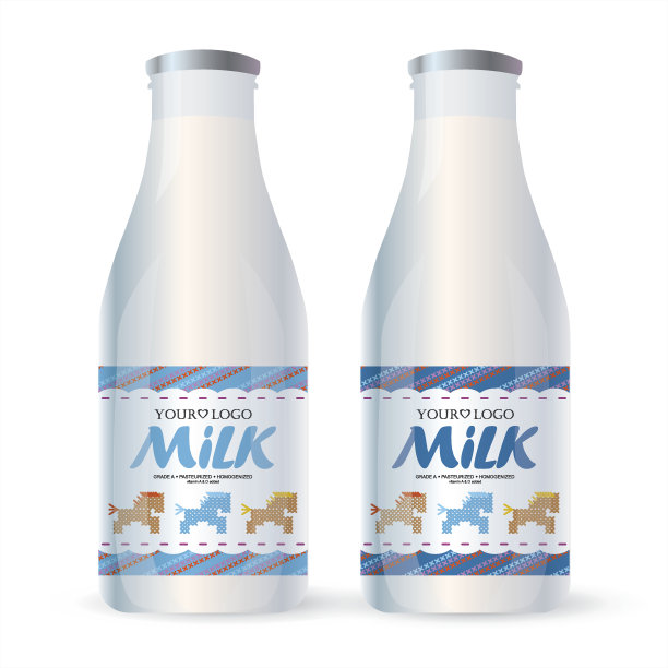 标签牛奶与十字绣的概念图片下载