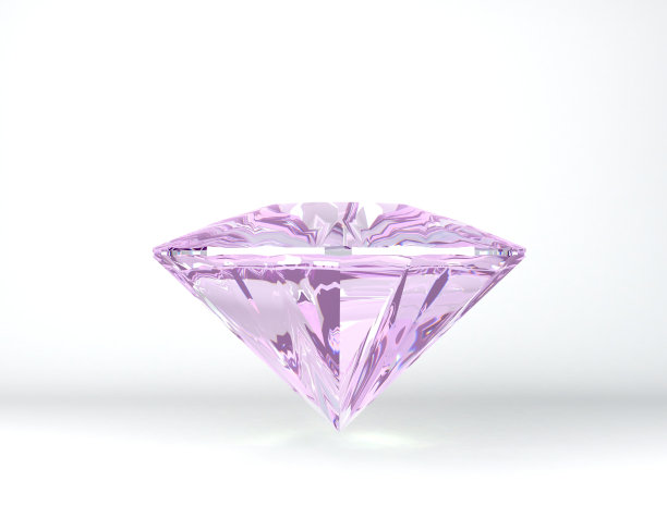 白色背景上的钻石图片下载