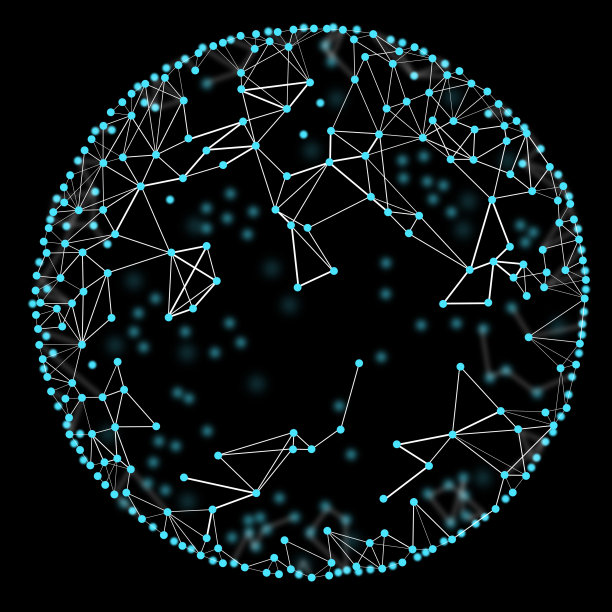由连接组成的球体图片下载