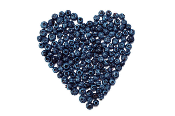 新鲜蓝莓孤立在白色图片下载