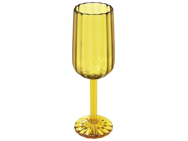 黄色玻璃3d渲染白色背景图片下载