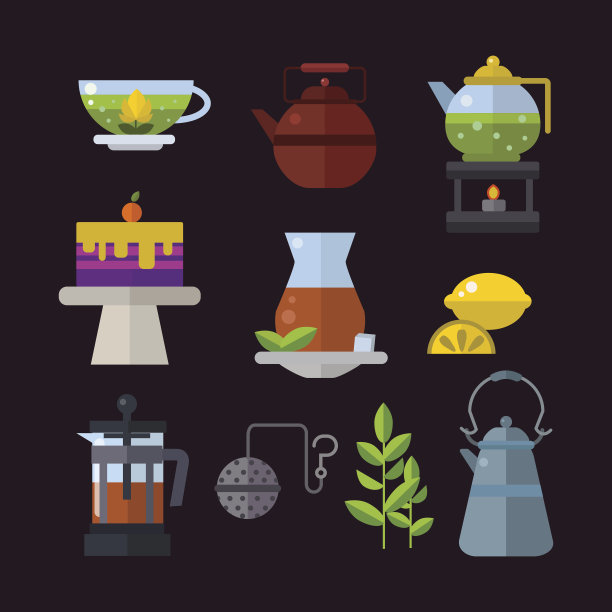 茶道传统亚洲饮料矢量插图图片下载