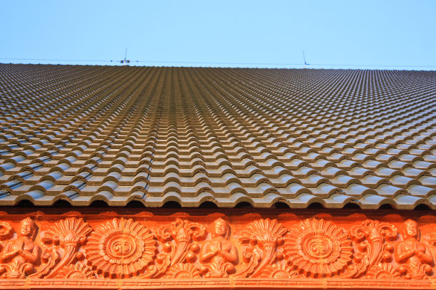 泰国寺庙的屋顶图片下载